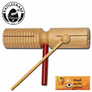 Rattlesnake Agogo Houten Muziekinstrument