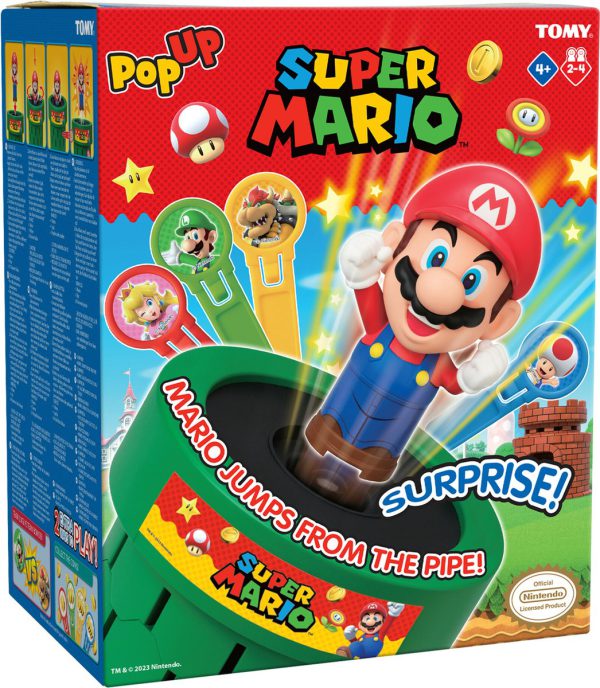 Super Mario POP-UP kinderspel Tomy