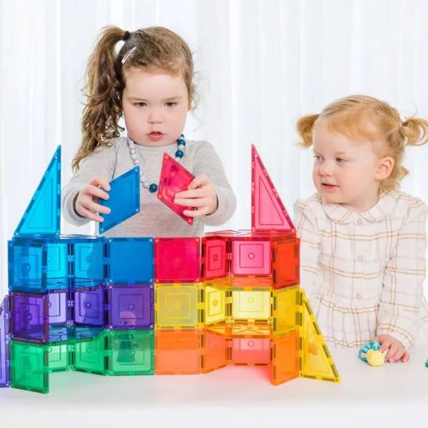 Magnetic Tiles GeometricPack 36 LearnGrowToys Magnetisch Speelgoed