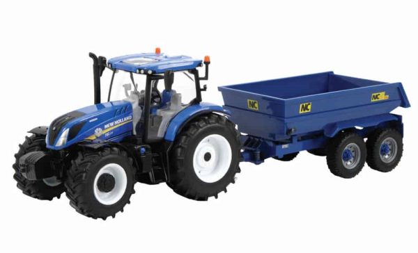 Britains 43268 New-Holland T6.175 met NC Trailer