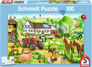 Schmidt 56003 Kinderpuzzel Boerderij Puzzel 100st