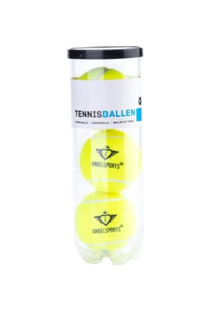 Tennisballen set 4 sterren 3 stuks in koker AngelSports