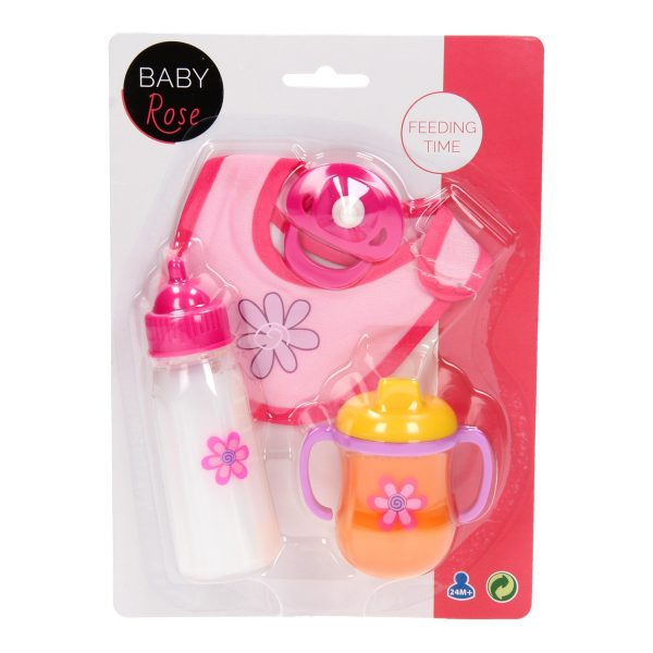 Baby Rose Etenstijd poppen speelset