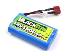 Accu Li-ion 7.4 Volt voor BlackZon Slyder RC-auto 800 mAh + 1500mAh