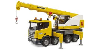 Bruder 3571 Kraanwagen Scania 560 R-series met Liebherr telescoopkraan