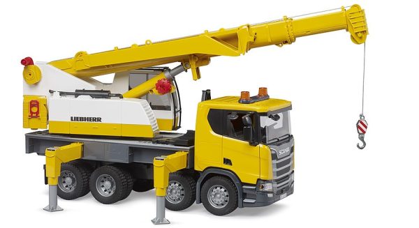 Bruder 3571 Kraanwagen Scania 560 R-series met Liebherr telescoopkraan