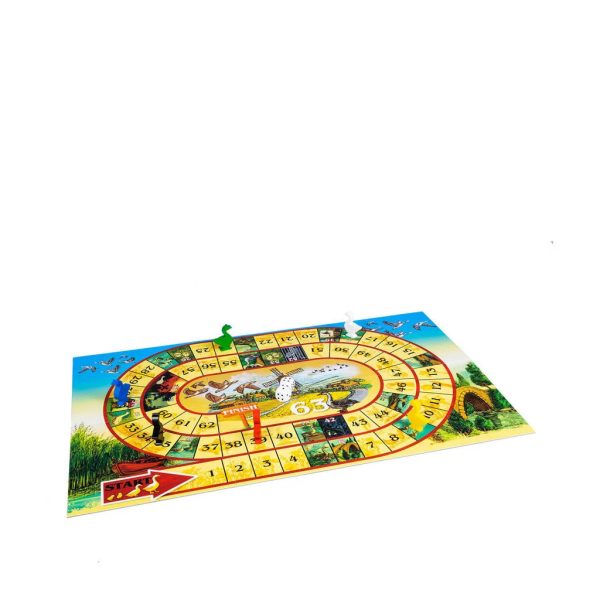 Ganzenbord Deluxe Clowngames Bordspel