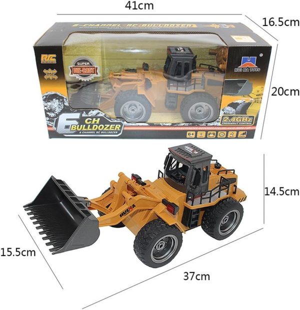 Huina 1532 RC Loader wiellader 1:18, 2,4 GHz Lipo 6 kanalen