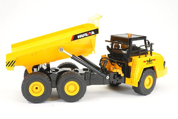 Huina RC Dump Truck Schaal 1:16, 2,4 GHz Lipo, 11 kanalen