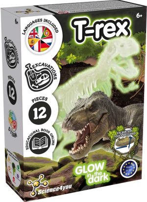 Excavation T-Rex Glow in the dark Science4You Ontdekspeelgoed