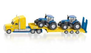 Siku 1805 Vrachtwagen met New Holland tractoren Schaal 1:87