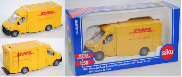 Siku 1920 Mercedes-Benz Sprinter DHL Pakketservice Schaal 1:50